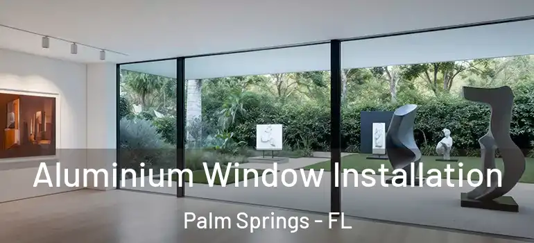 Aluminium Window Installation Palm Springs - FL