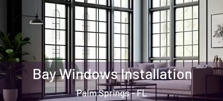 Bay Windows Installation Palm Springs - FL