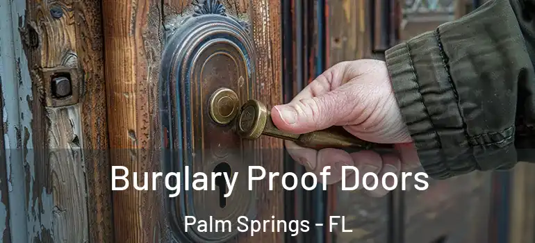 Burglary Proof Doors Palm Springs - FL