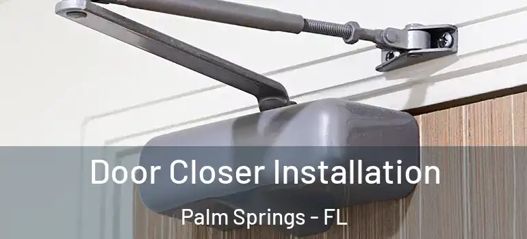 Door Closer Installation Palm Springs - FL