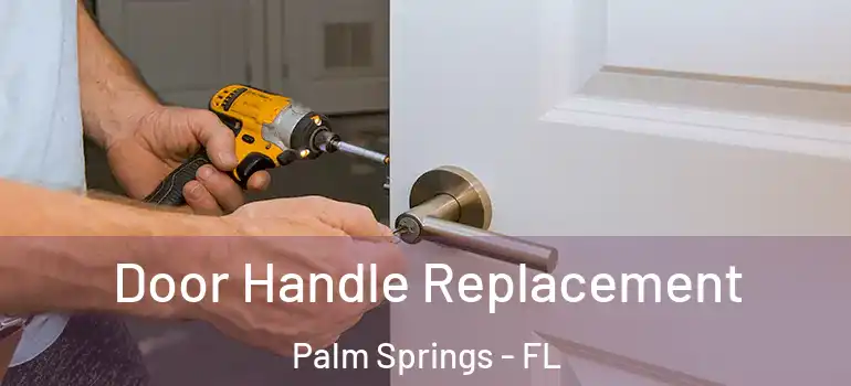Door Handle Replacement Palm Springs - FL