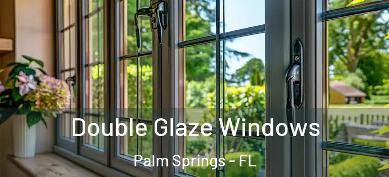 Double Glaze Windows Palm Springs - FL