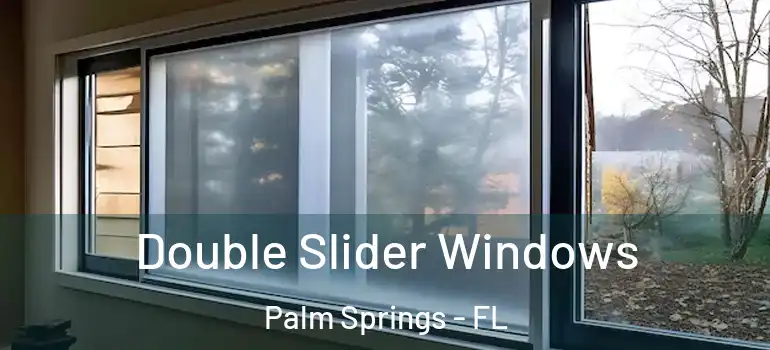 Double Slider Windows Palm Springs - FL