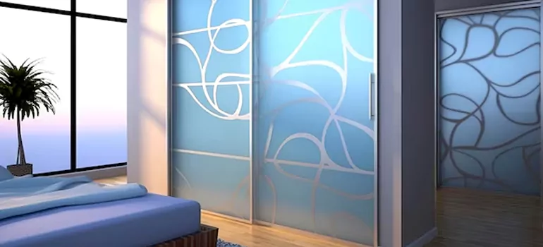 Frosting Glass Cabinet Doors in Palm Springs, FL