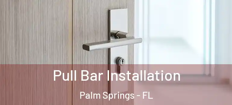 Pull Bar Installation Palm Springs - FL