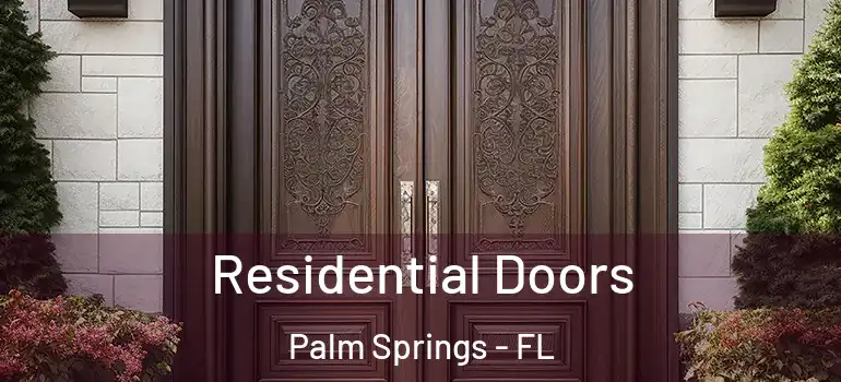 Residential Doors Palm Springs - FL