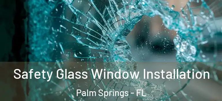 Safety Glass Window Installation Palm Springs - FL
