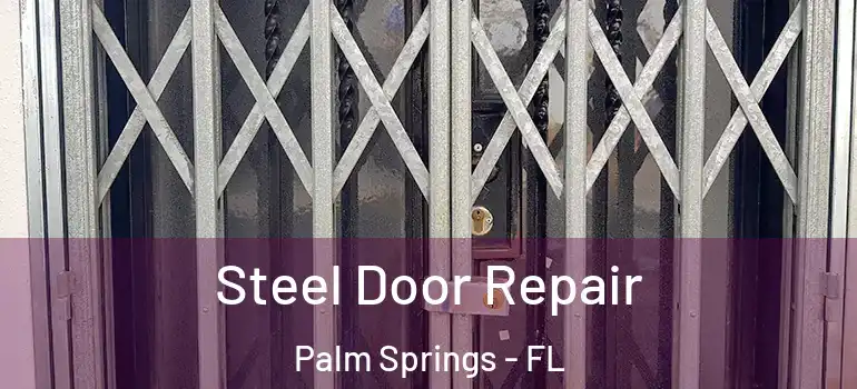 Steel Door Repair Palm Springs - FL