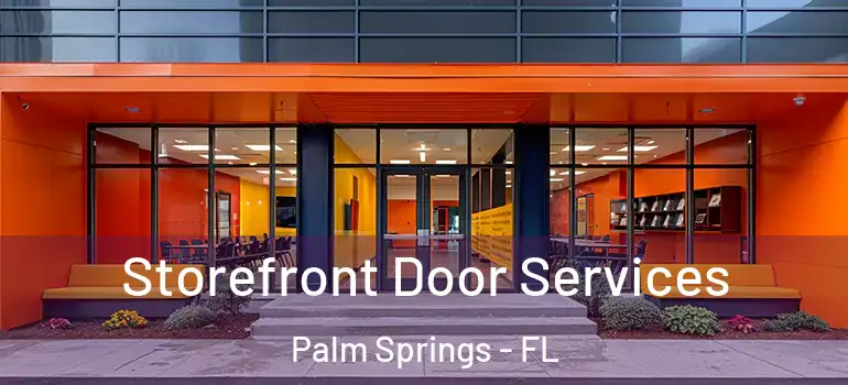 Storefront Door Services Palm Springs - FL