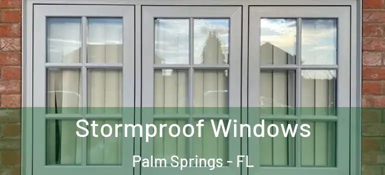 Stormproof Windows Palm Springs - FL