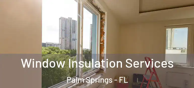 Window Insulation Services Palm Springs - FL