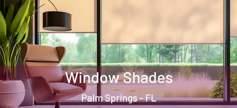 Window Shades Palm Springs - FL